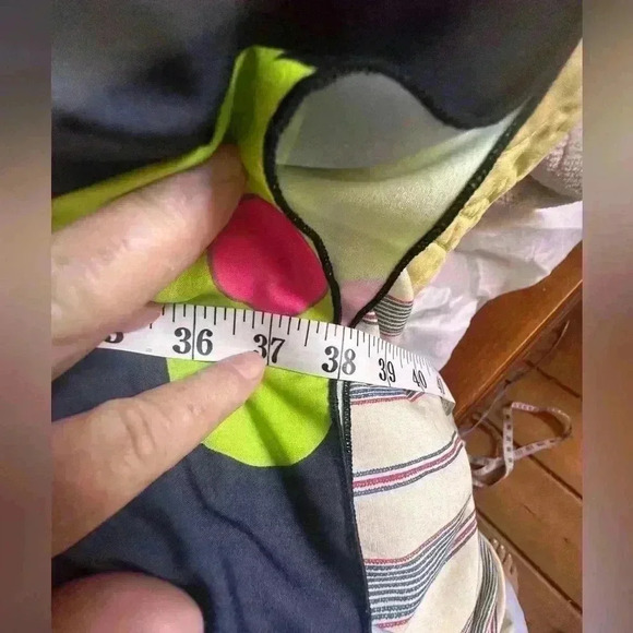 3X black long sleeve bold retro floral babydoll tiered dress. NWOT. Button down - Picture 10 of 10